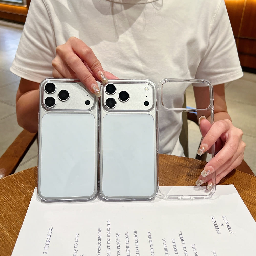 Clear Flex Transparent Hard Phone Case
