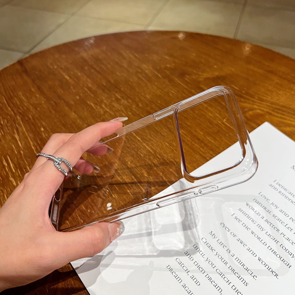 Clear Flex Transparent Hard Phone Case