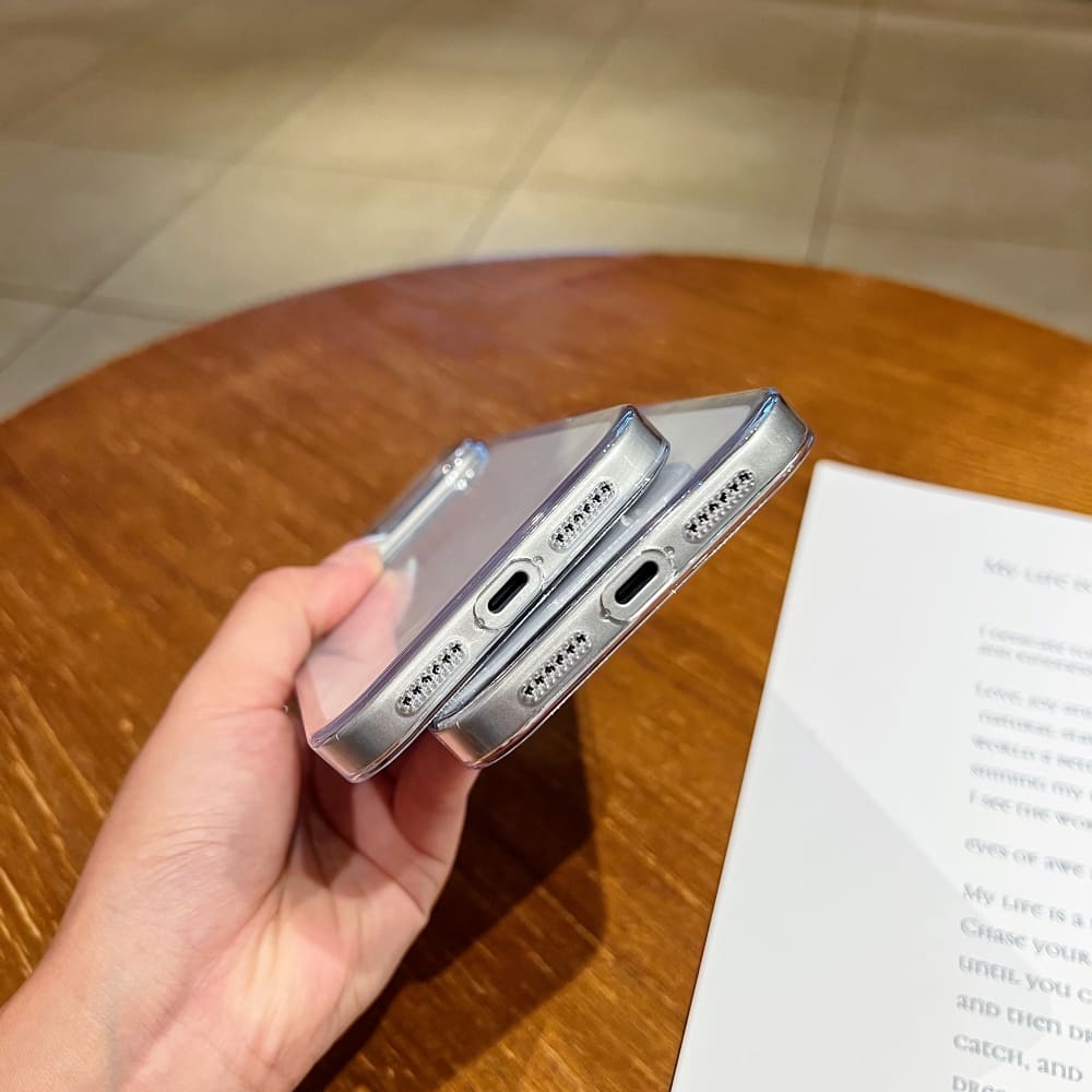 Clear Flex Transparent Hard Phone Case