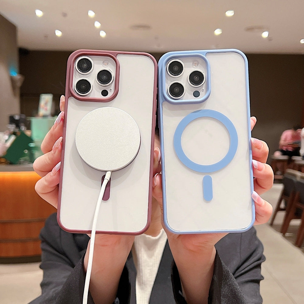 Color Magsafe Transparent Phone Case