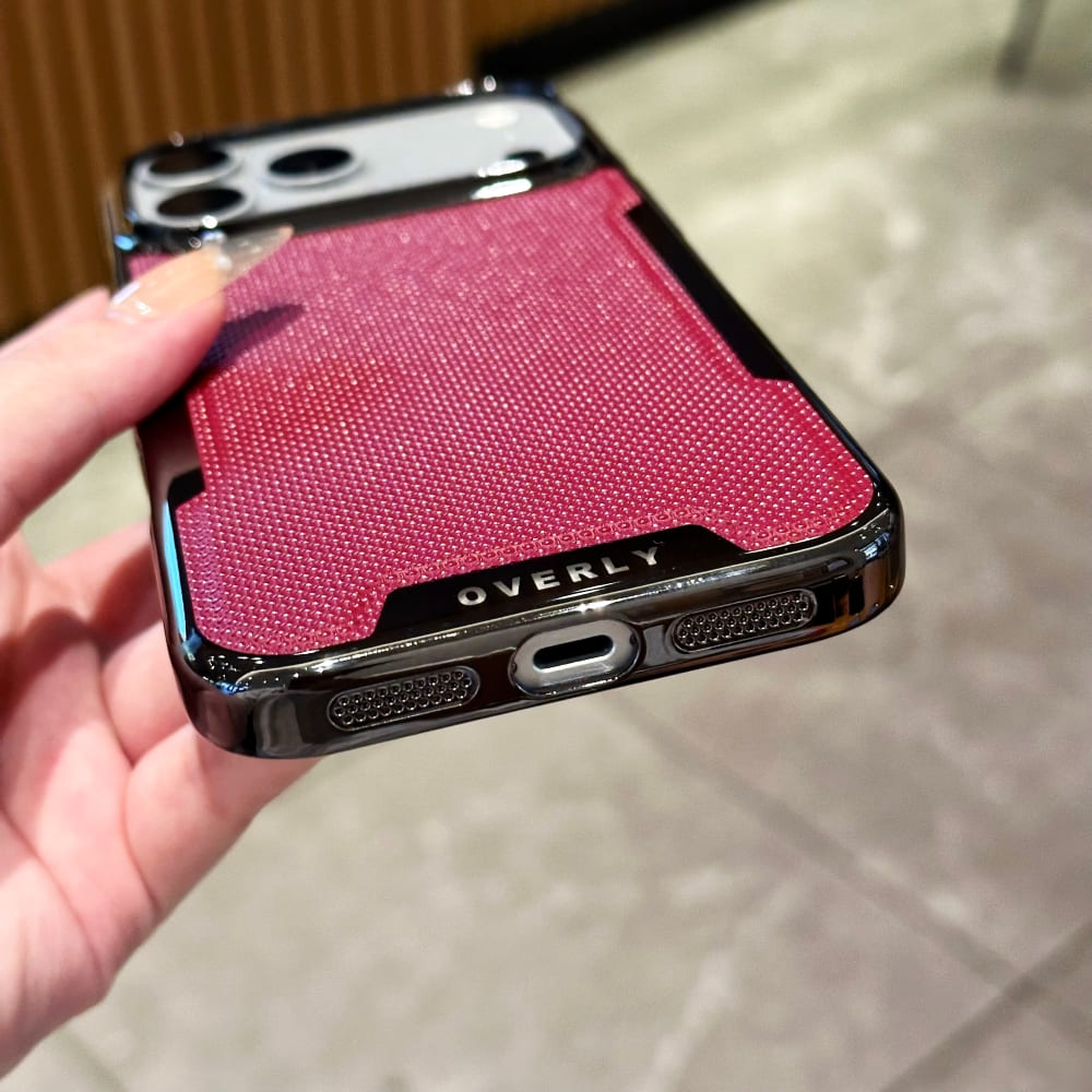 Crystal Frost Chrome Phone Case