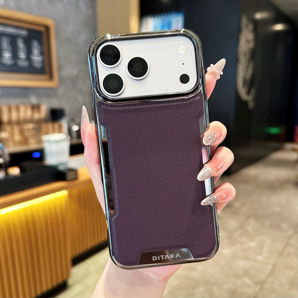 Crystal Frost Chrome Phone Case
