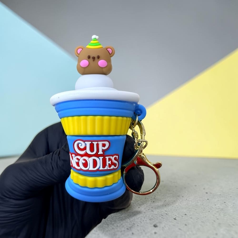 Cup Noodles Bowl Keychain | Handbag Charm | Phone Charm