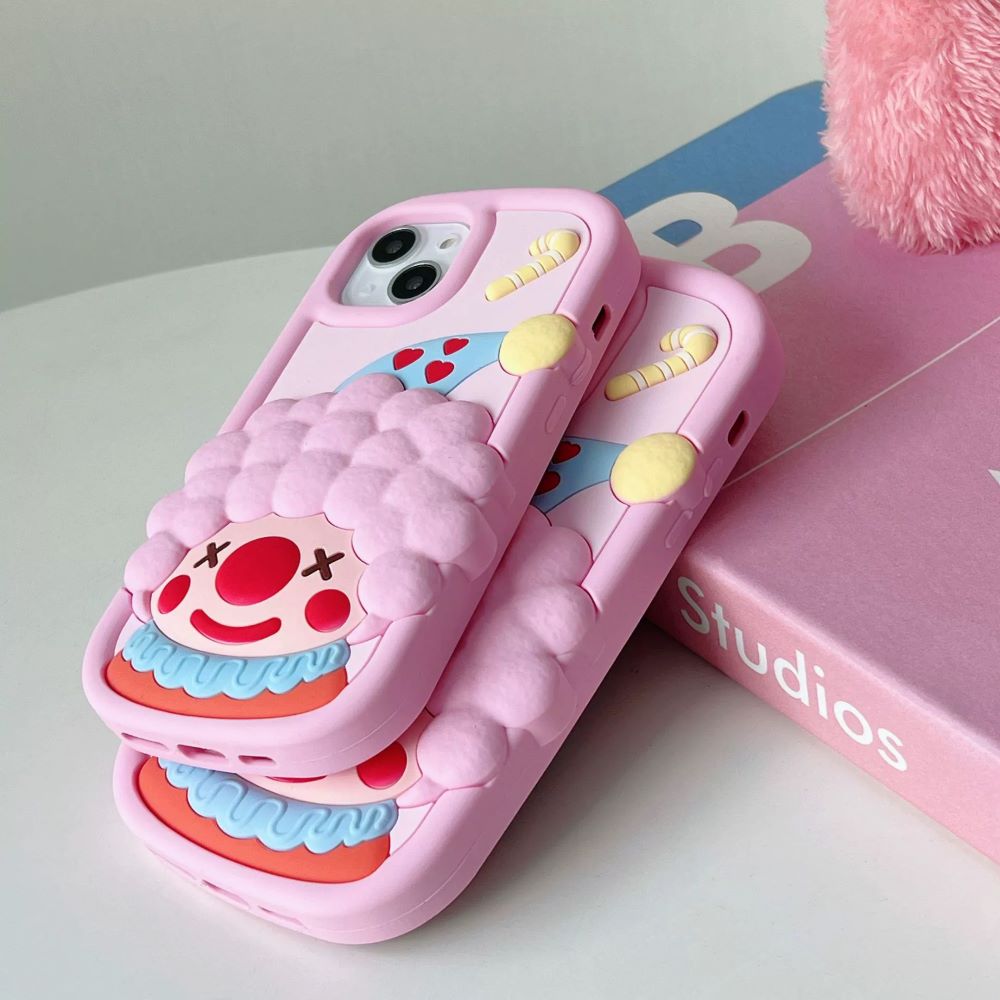 Cute 3D Joker Shockproof Silicone Cover - iPhone 14 Pro Max