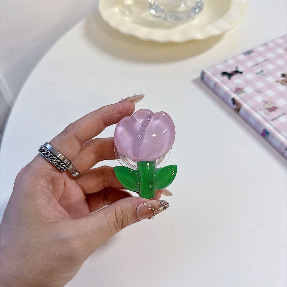 Cute Bloom Character Mobile Grip Phone Stand