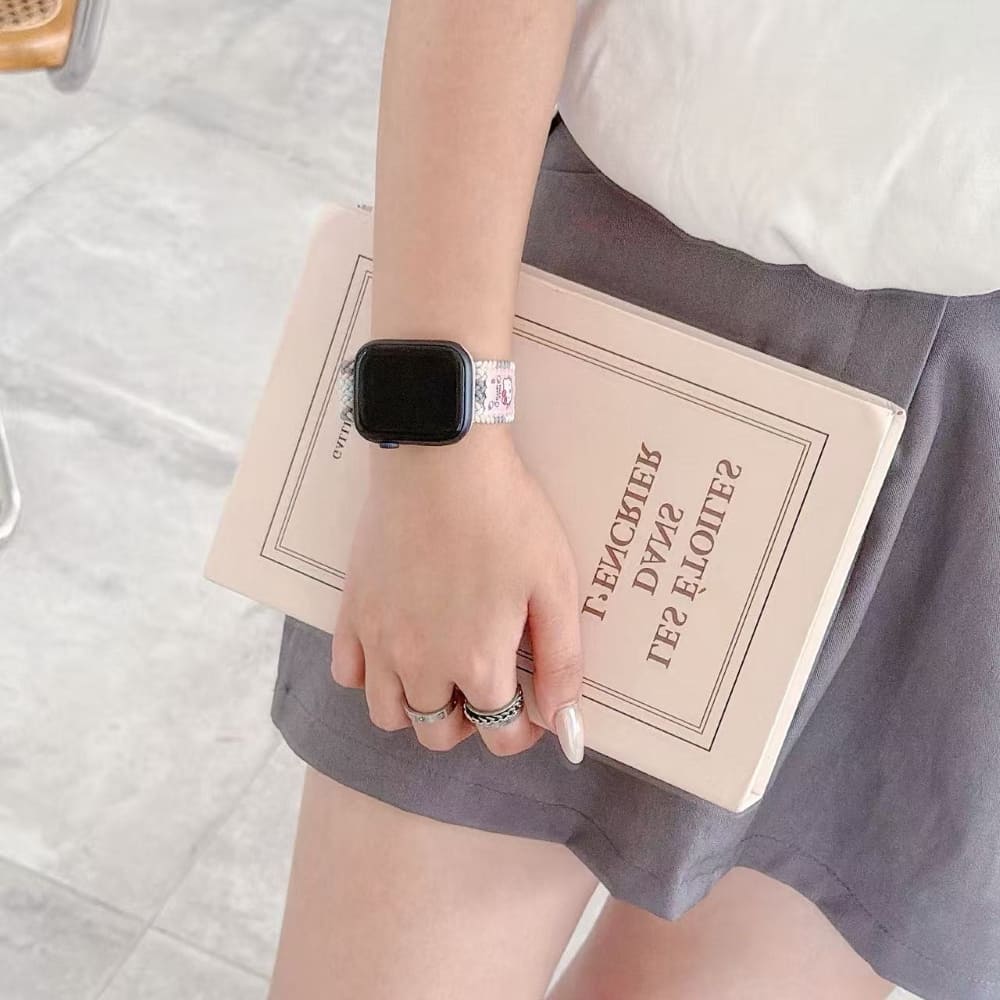 Cute Puppy Braided Nylon Watch Belt