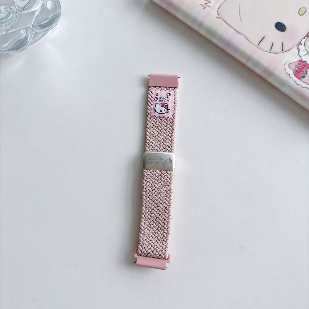 Cute Puppy Braided Nylon Watch Belt