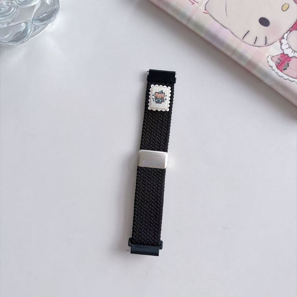 Cute Puppy Braided Nylon Watch Belt