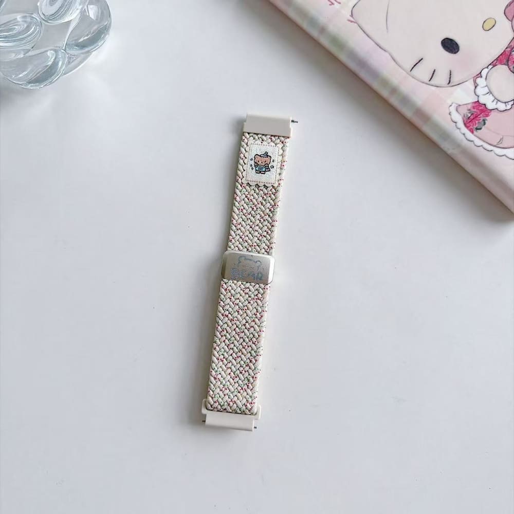 Cute Puppy Braided Nylon Watch Belt
