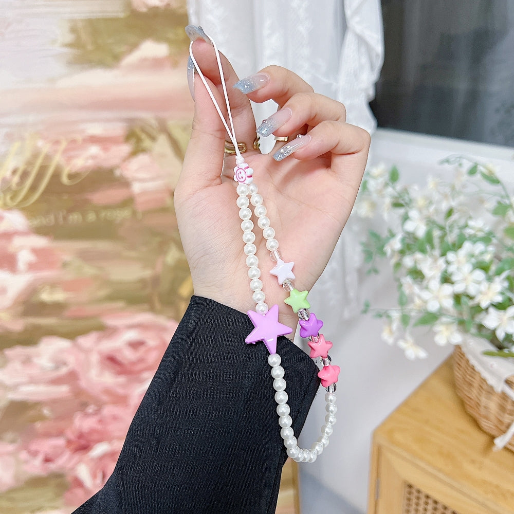 Cute Star | Bow | Heart | Flower Beaded Phone Charm | Bracelet | Handbag Charm