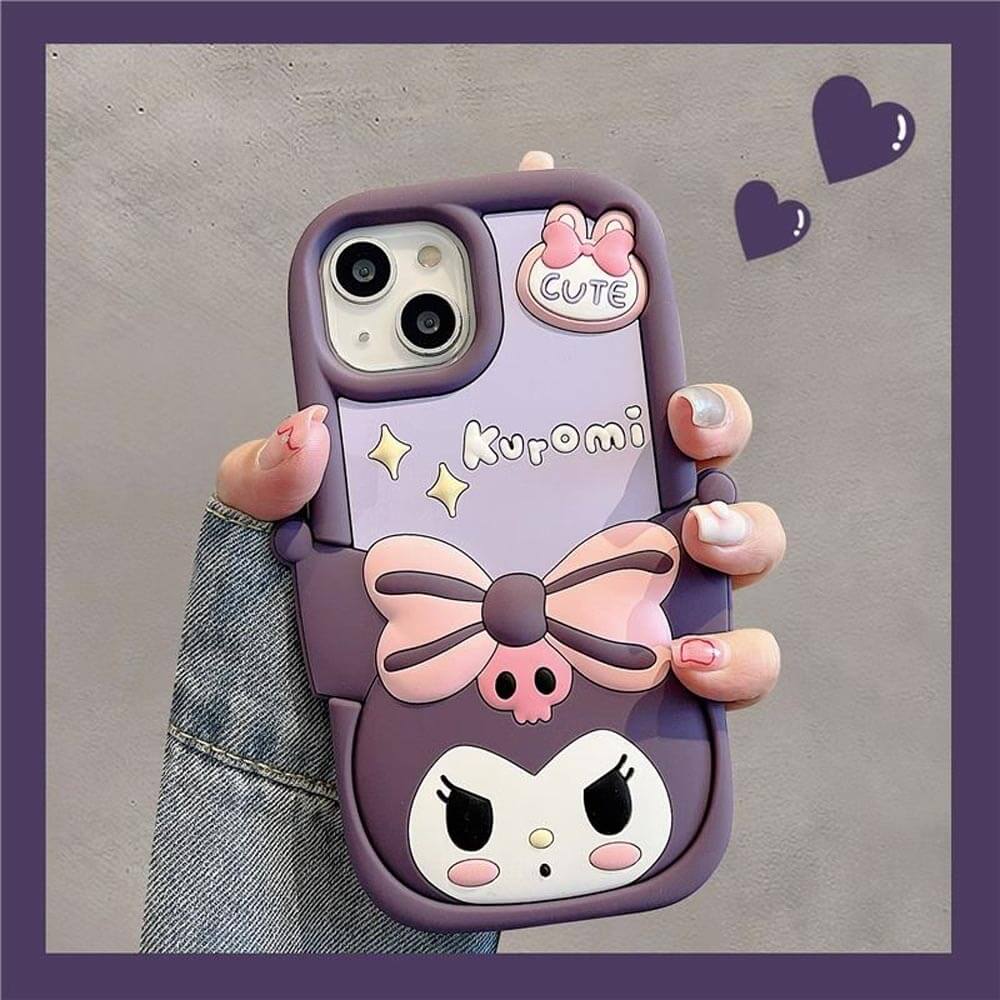 Cute Butterfly Anti-Fall Soft Silicone Case - iPhone 15 Pro Max