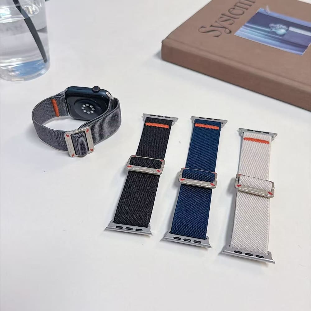 Fashion Pure Color Nylon Watch Belt