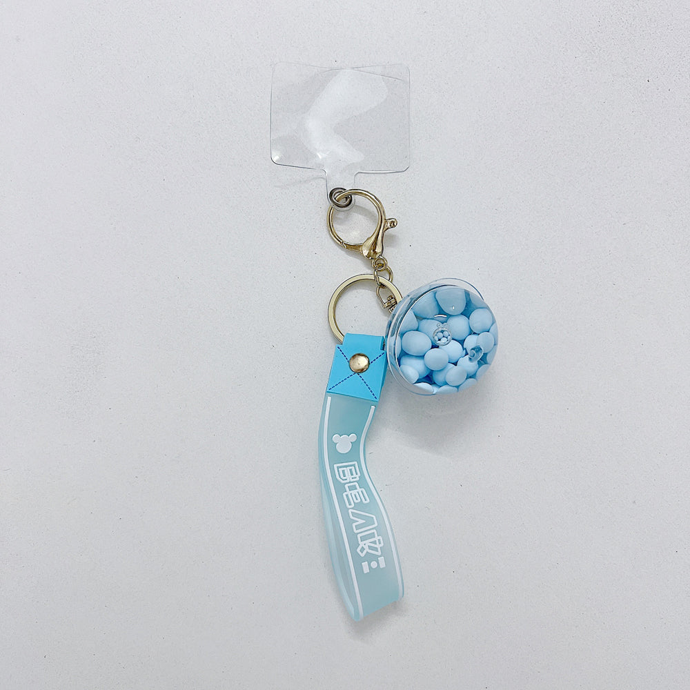 Acrylic Floating Ball Liquid Keyring | Keychain | Purse Charm