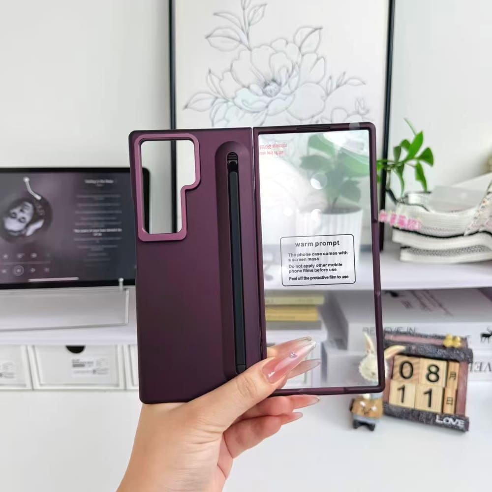 Foldable Phone Case With Pen Slot Holder