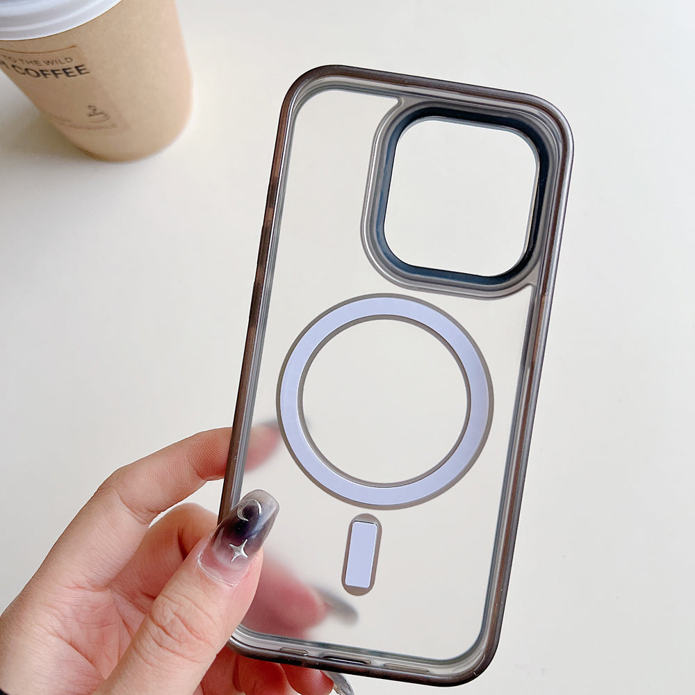 Metal Camera Frame Magsafe TPU (Soft) | PC (Hard) Phone Case - iPhone 13 Pro