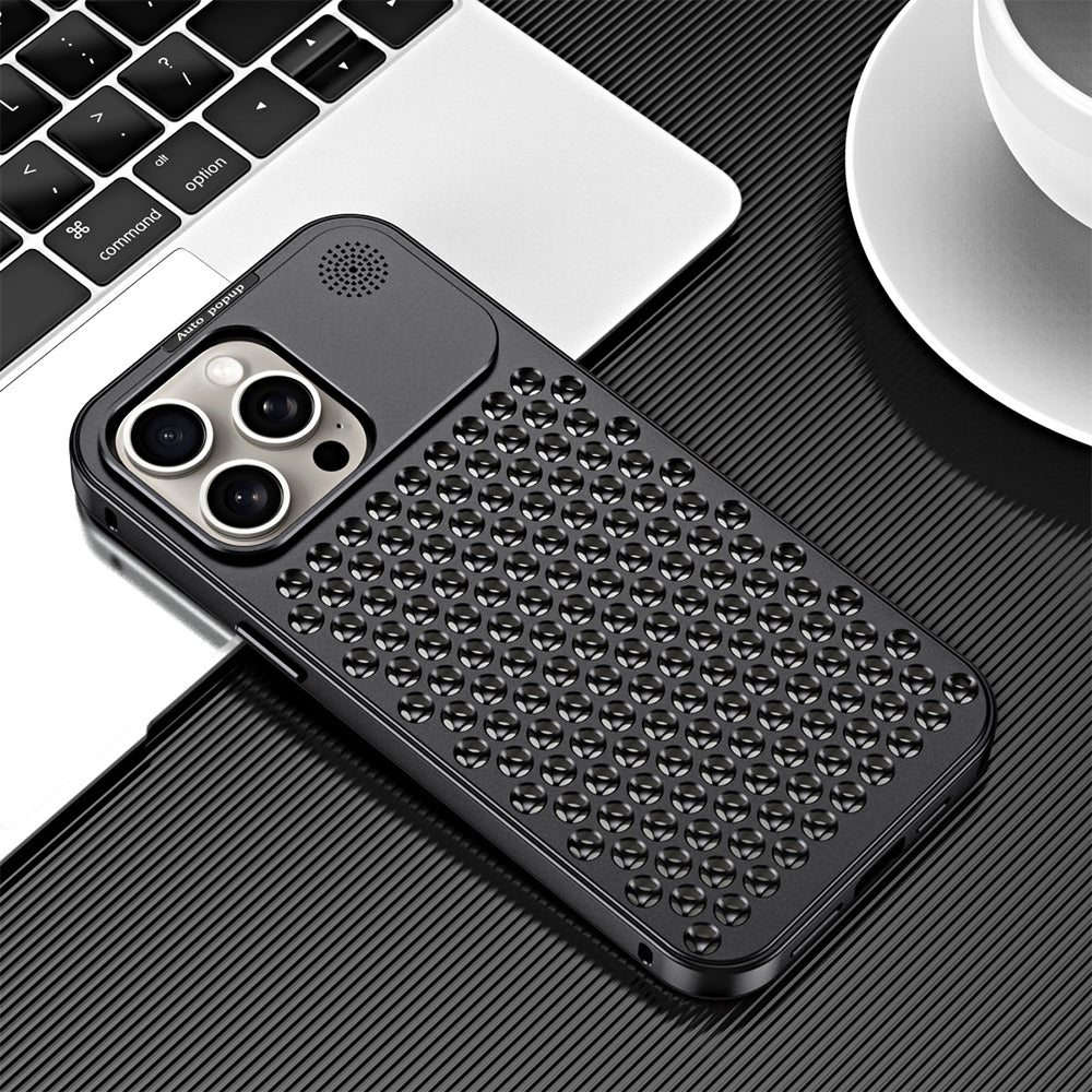 Aluminum Full Metal Mesh Heat Sink Phone Case - iPhone 14