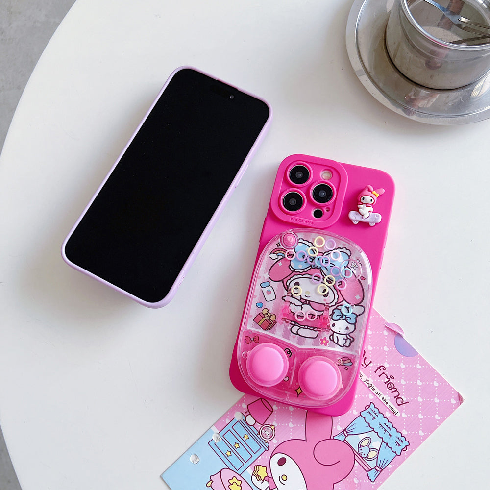 Dual Button Game Console TPU (Soft) | PC (Hard) Camera Protection Cover - iPhone 15 Pro