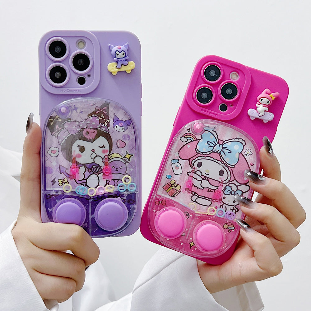 Dual Button Game Console TPU (Soft) | PC (Hard) Camera Protection Cover - iPhone 14