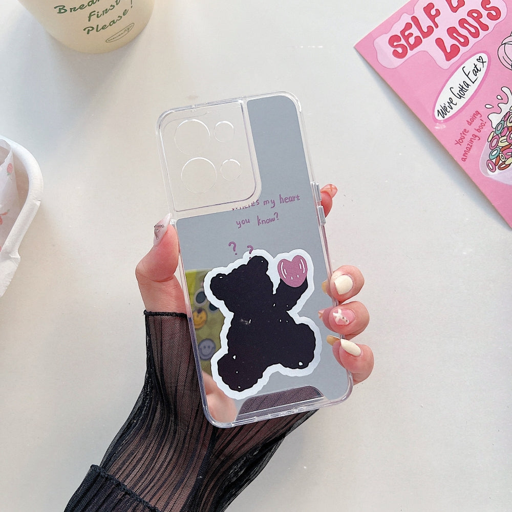 Graphic Mirror Printed TPU(Soft) Phone Case - Oppo Reno 8