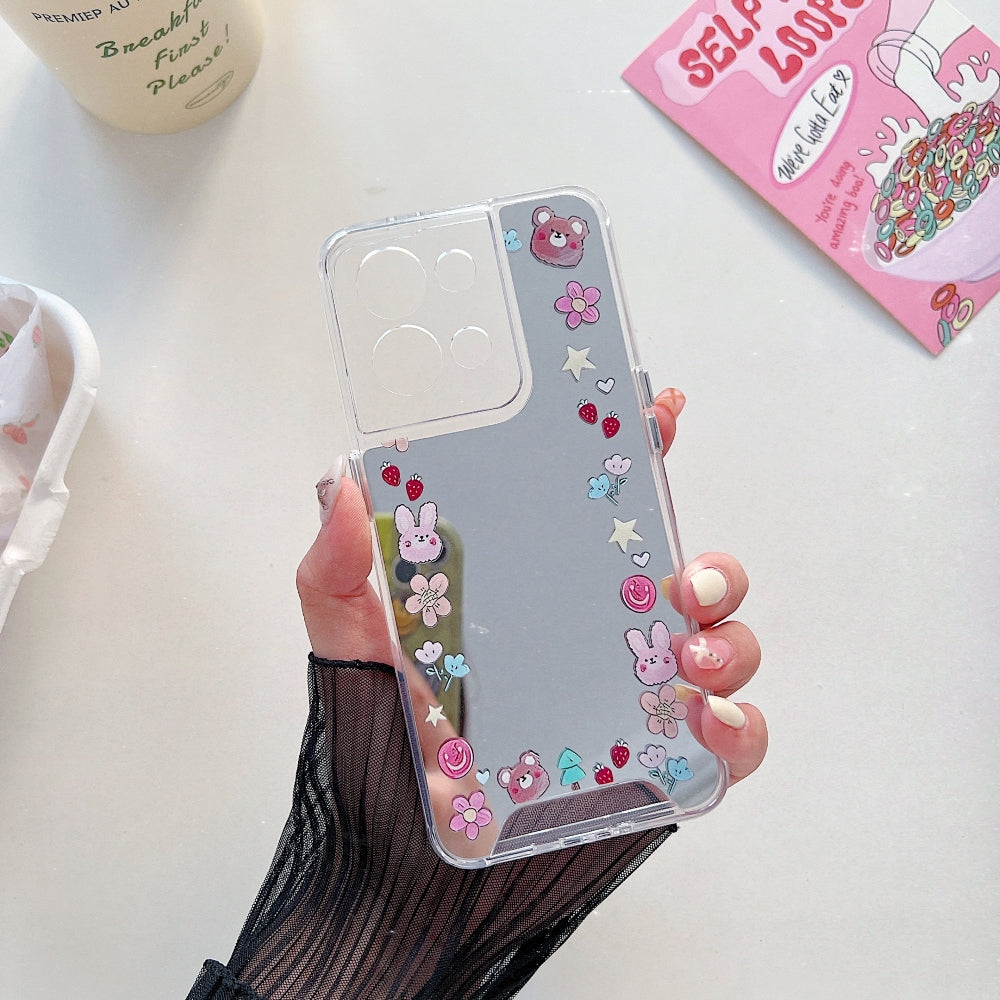 Graphic Mirror Printed TPU(Soft) Phone Case - Oppo A54 (4G)