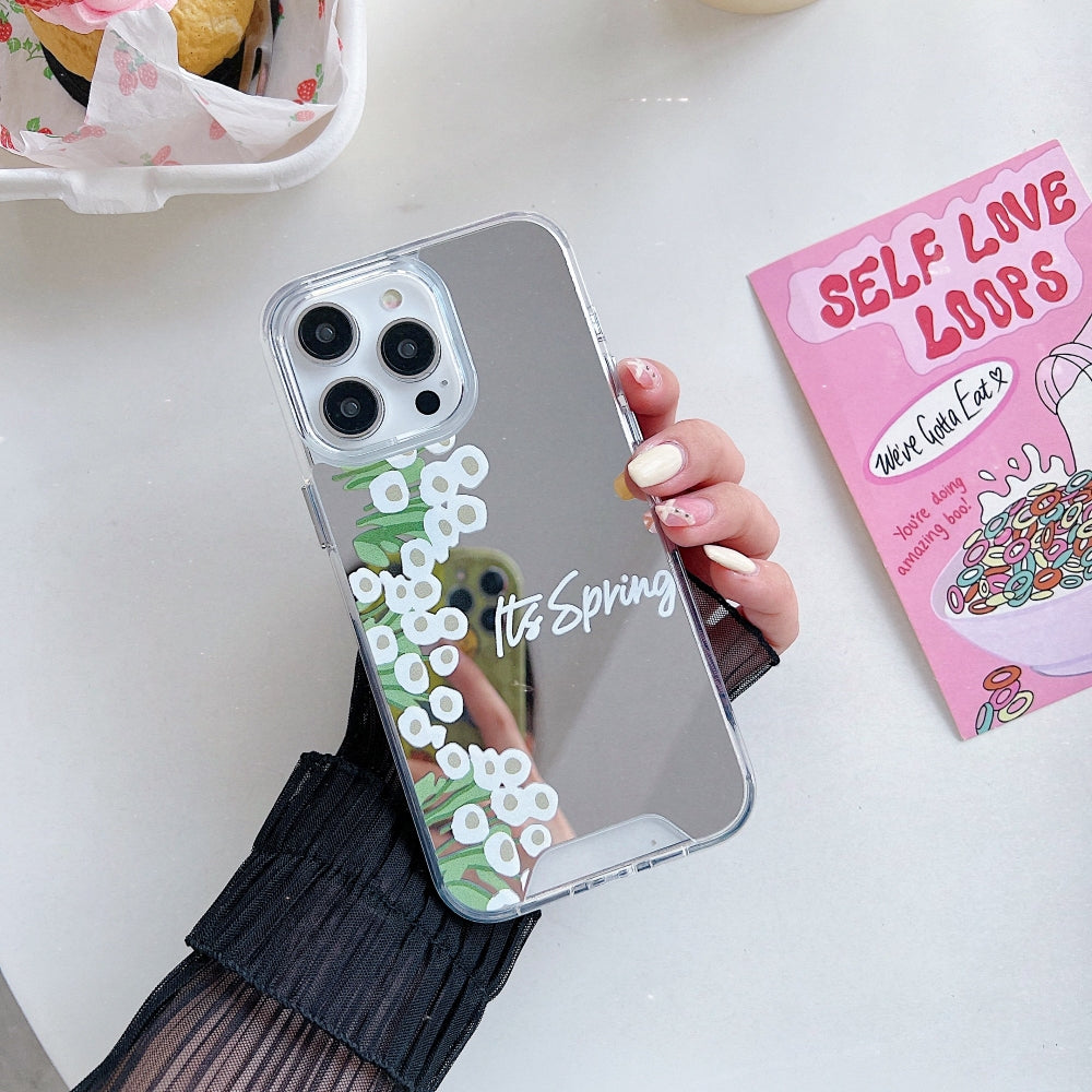 Graphic Mirror Printed TPU(Soft) Phone Case - Oppo Reno 8