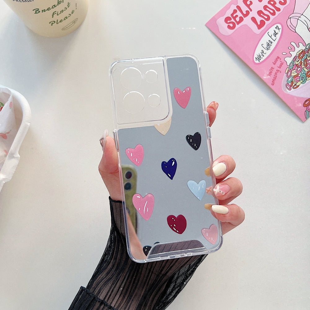 Graphic Mirror Printed TPU(Soft) Phone Case - Oppo Reno 8