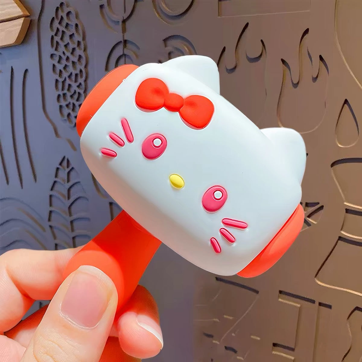 Hammer Face Character Keychain | Handbag Charm | Phone Charm