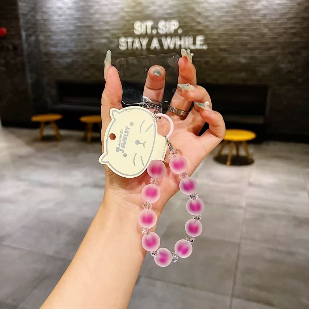 Cotton Candy Loop Phone Charm