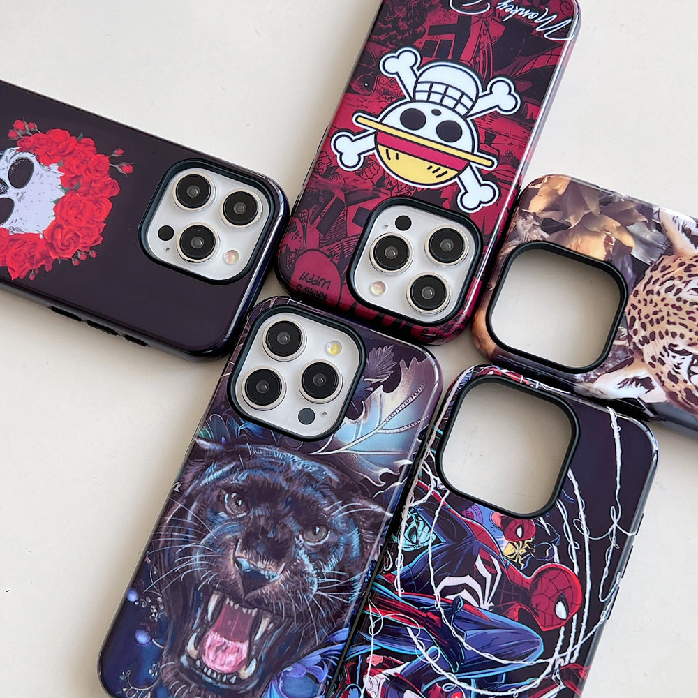 Colorful Printed Shockproof TPU (Soft) Phone Case - iPhone 14 Pro Max