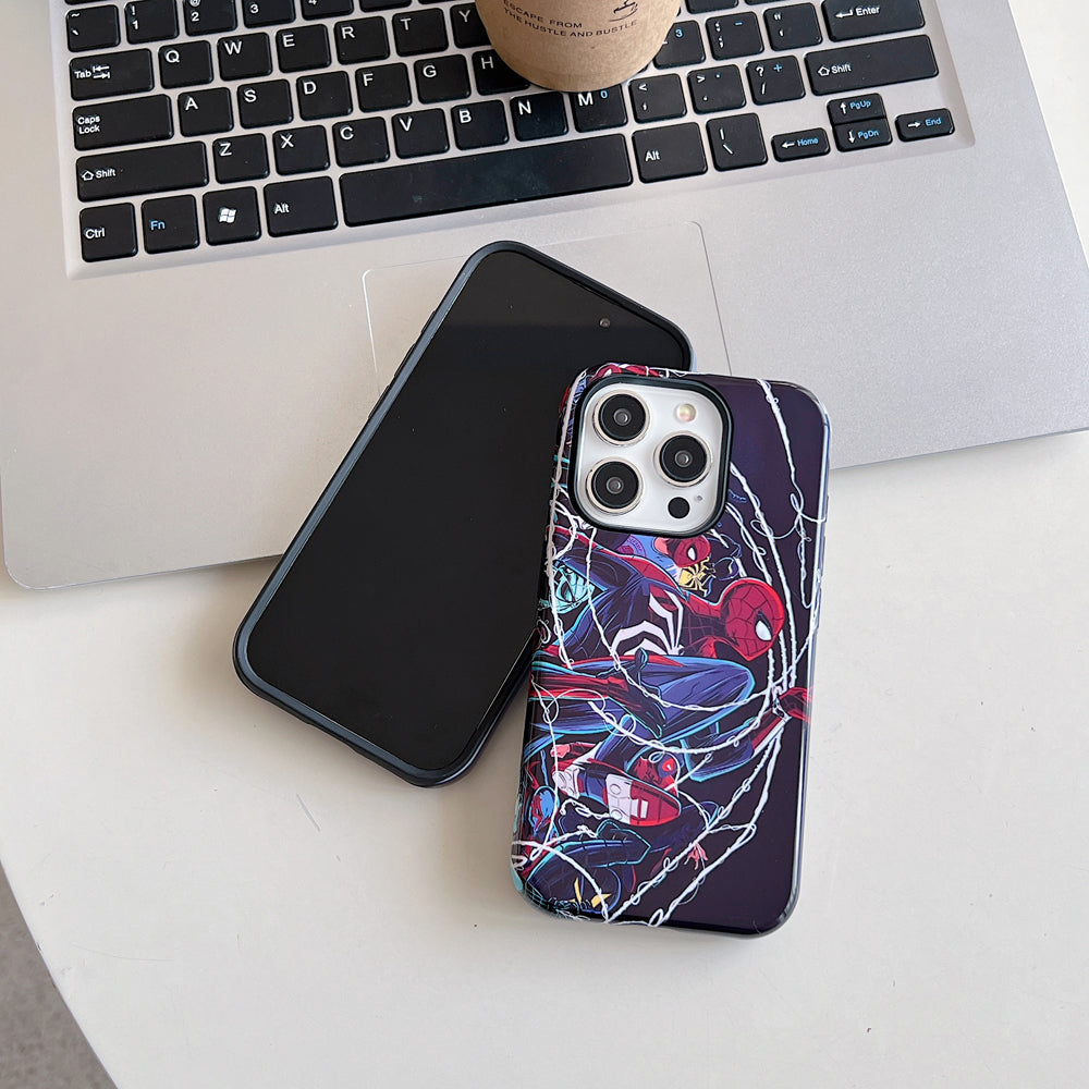 Colorful Printed Shockproof TPU (Soft) Phone Case - iPhone 14