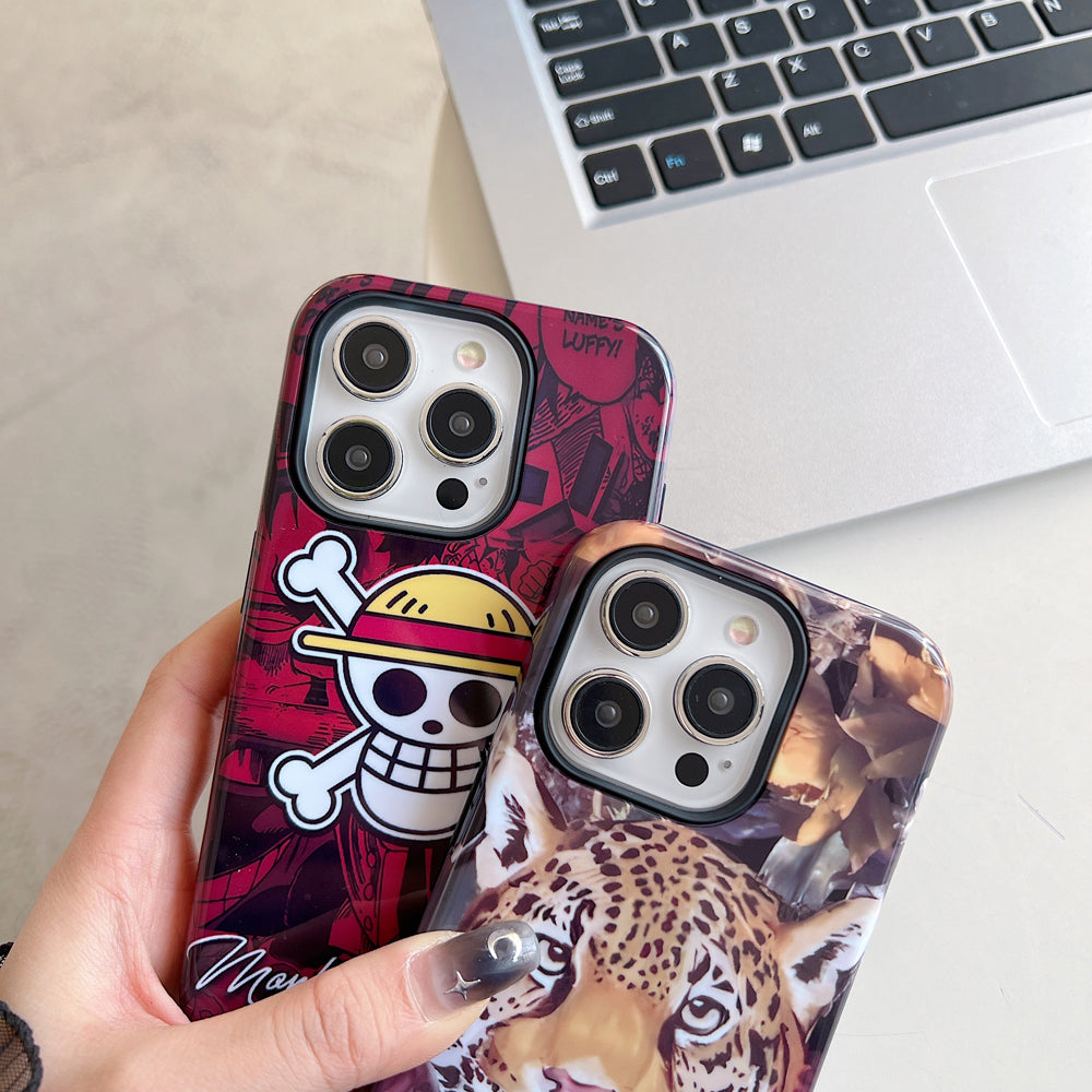 Colorful Printed Shockproof TPU (Soft) Phone Case - iPhone 15