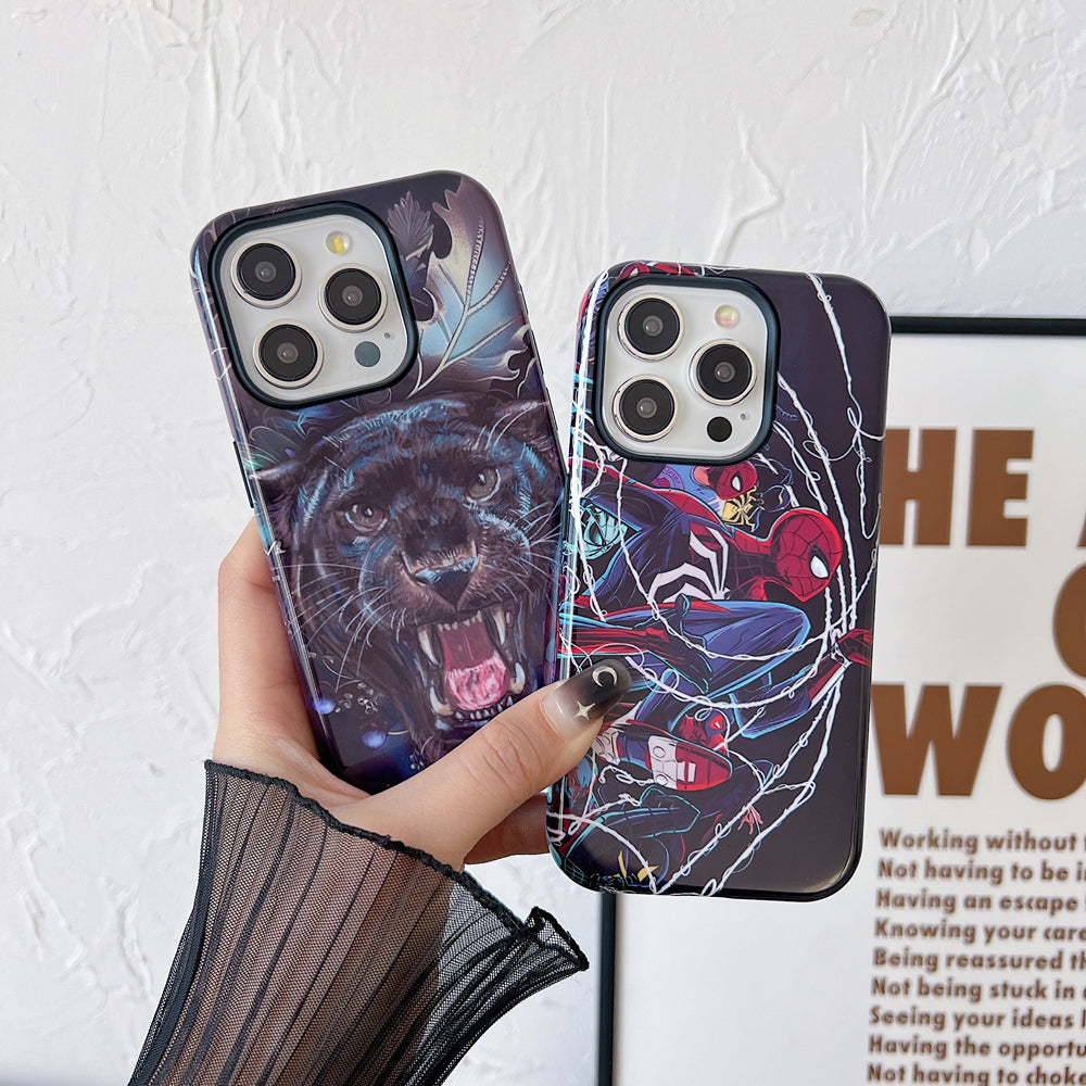 Colorful Printed Shockproof TPU (Soft) Phone Case - iPhone 14