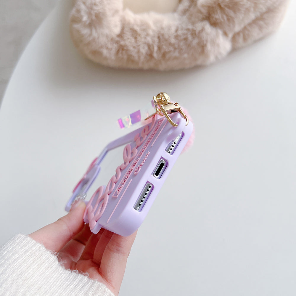 3D Barbie Silicone Soft Phone Case With Mirror - iPhone 13 Pro Max