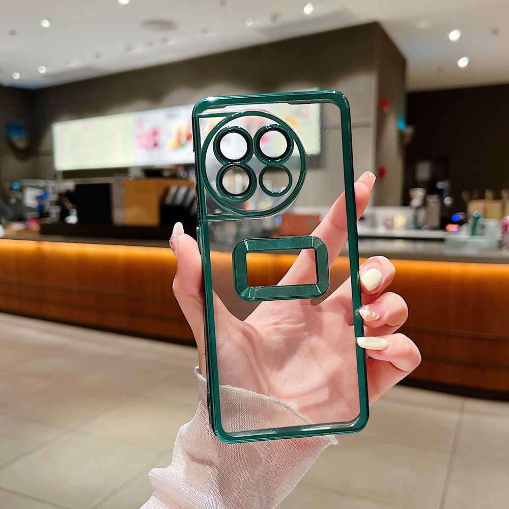 Transparent Chrome Ring Camera Protection Case - Mi Y2