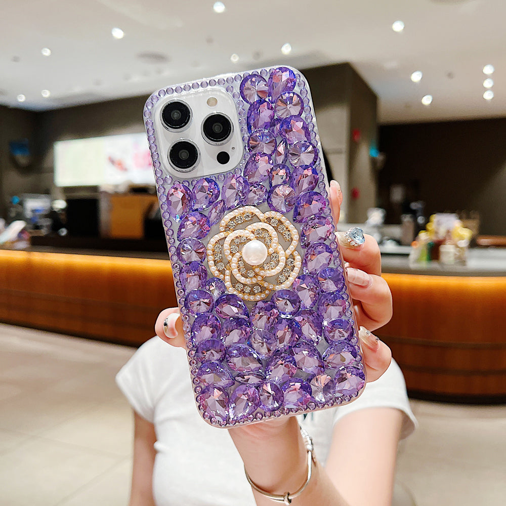 Diamond Flower TPU (Soft) | PC (Hard) Case - Samsung S21FE