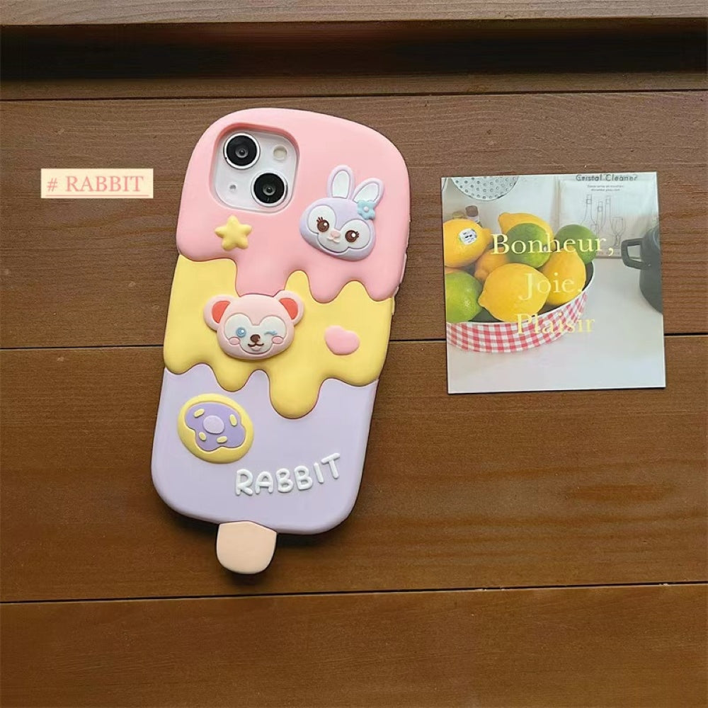 Ice candy Rabbit Toy Silicone Soft Phone Case - iPhone 13