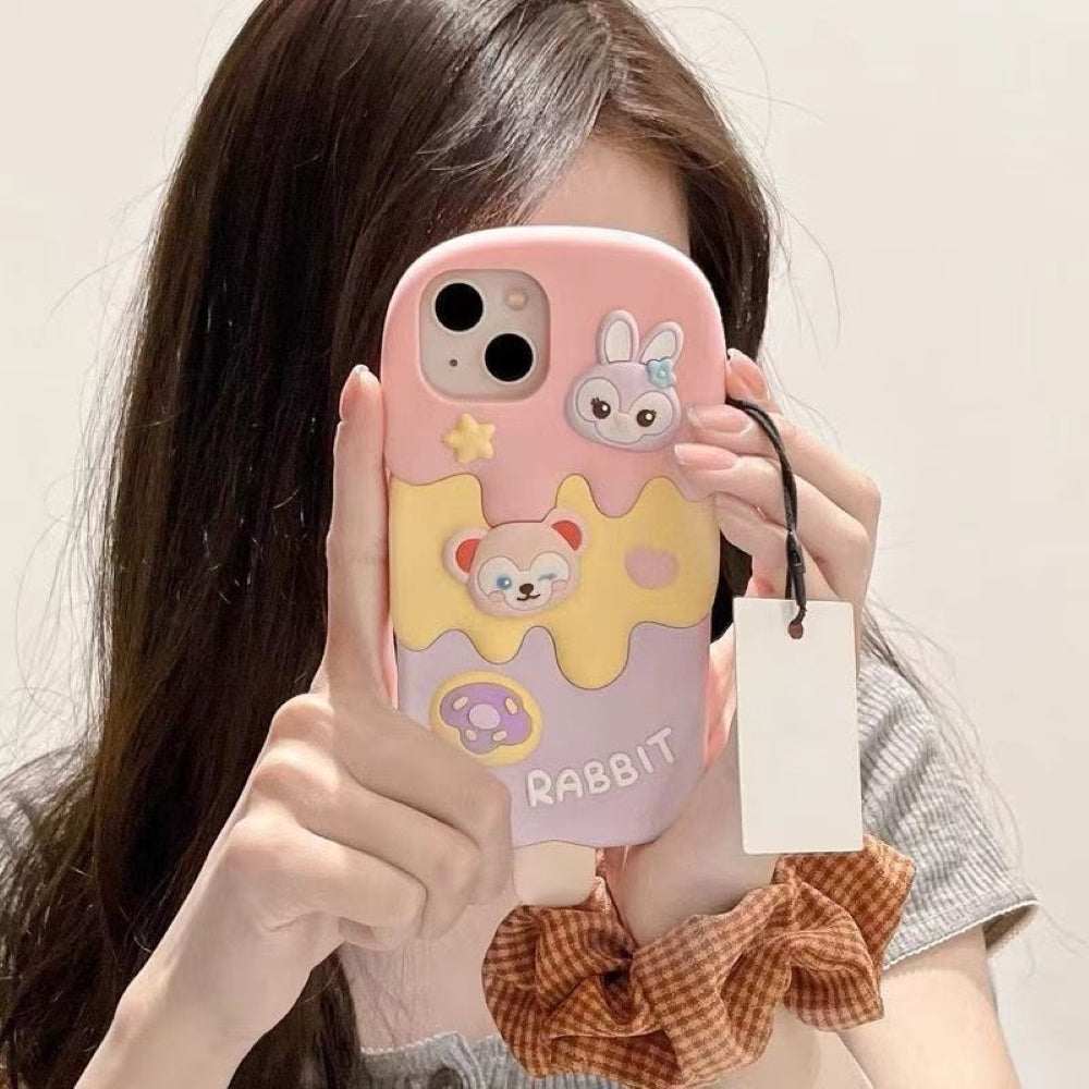 Ice candy Rabbit Toy Silicone Soft Phone Case - iPhone 13