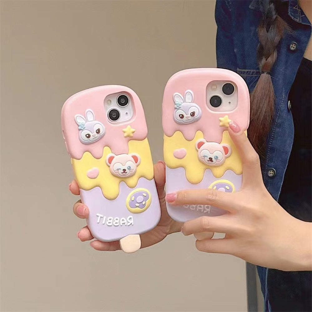 Ice candy Rabbit Toy Silicone Soft Phone Case - iPhone 13