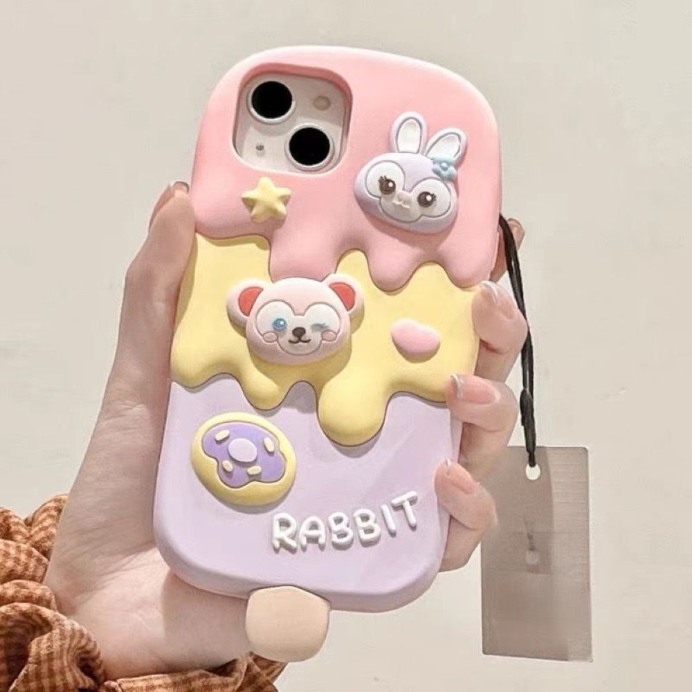 Ice candy Rabbit Toy Silicone Soft Phone Case - iPhone 13 Pro