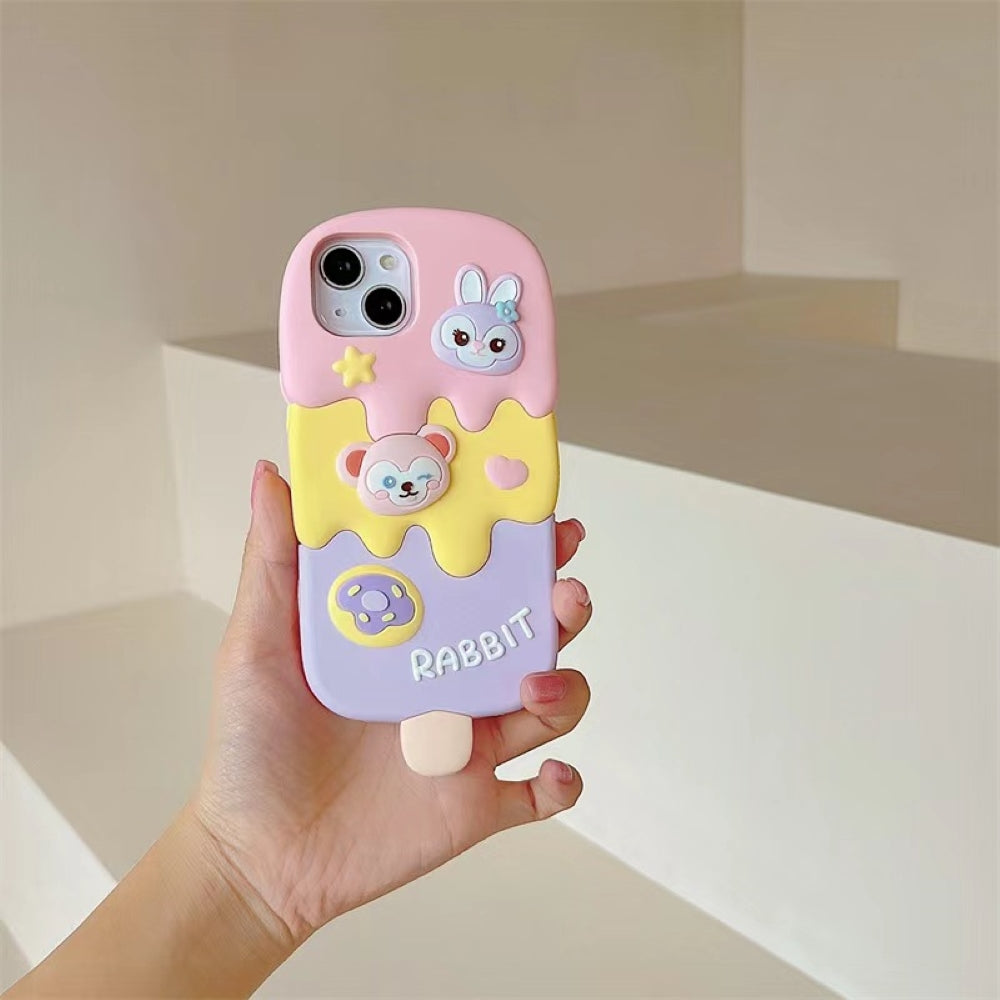 Ice candy Rabbit Toy Silicone Soft Phone Case - iPhone 13 Pro
