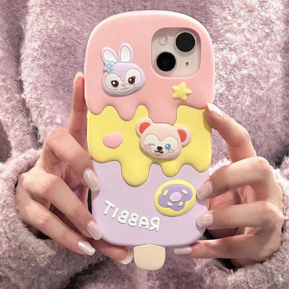 Ice candy Rabbit Toy Silicone Soft Phone Case - iPhone 13