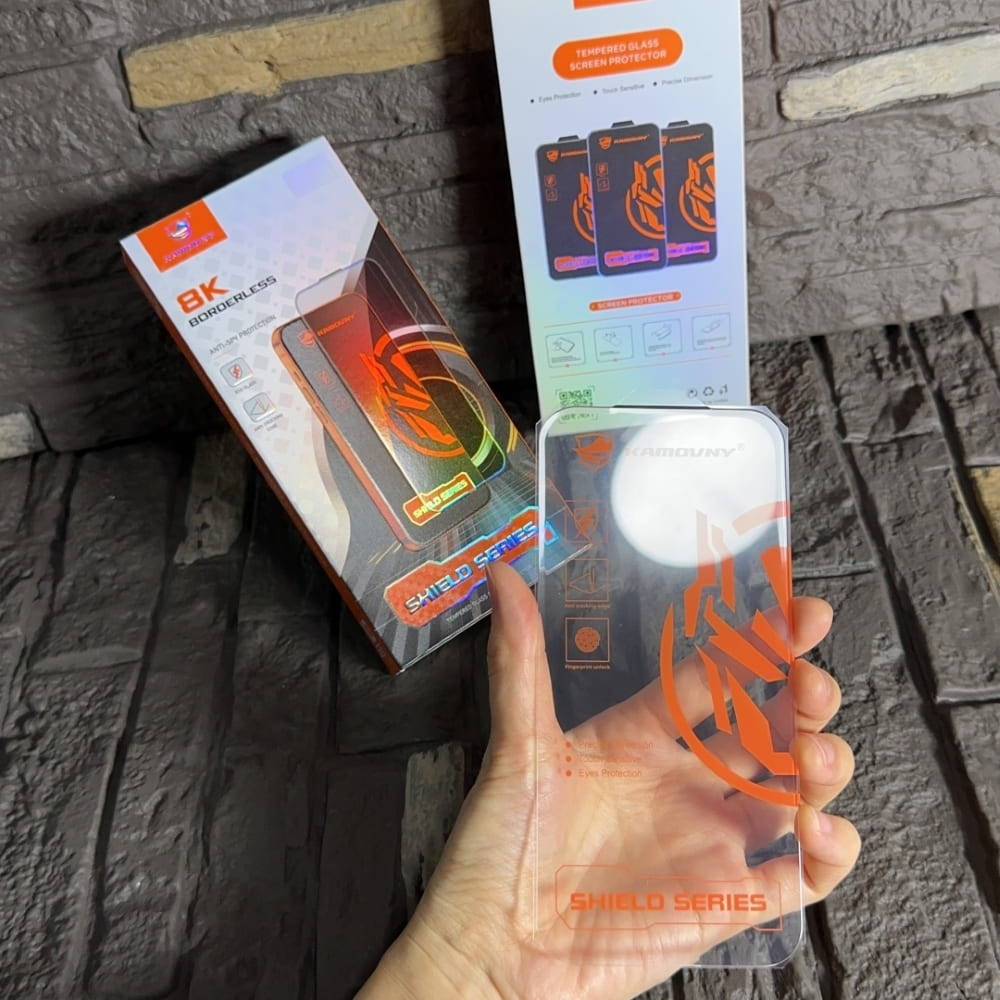 KAMOVNY 8K Borderless HD Tempered Glass