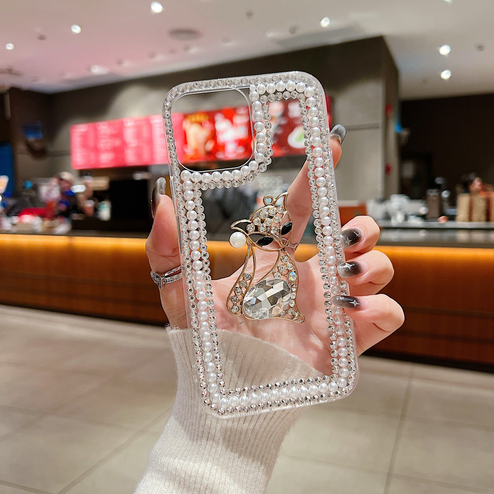 Fashion Luxury Sparkle Diamond Kitty Handmade Bling Phone Case - iPhone 13 Pro