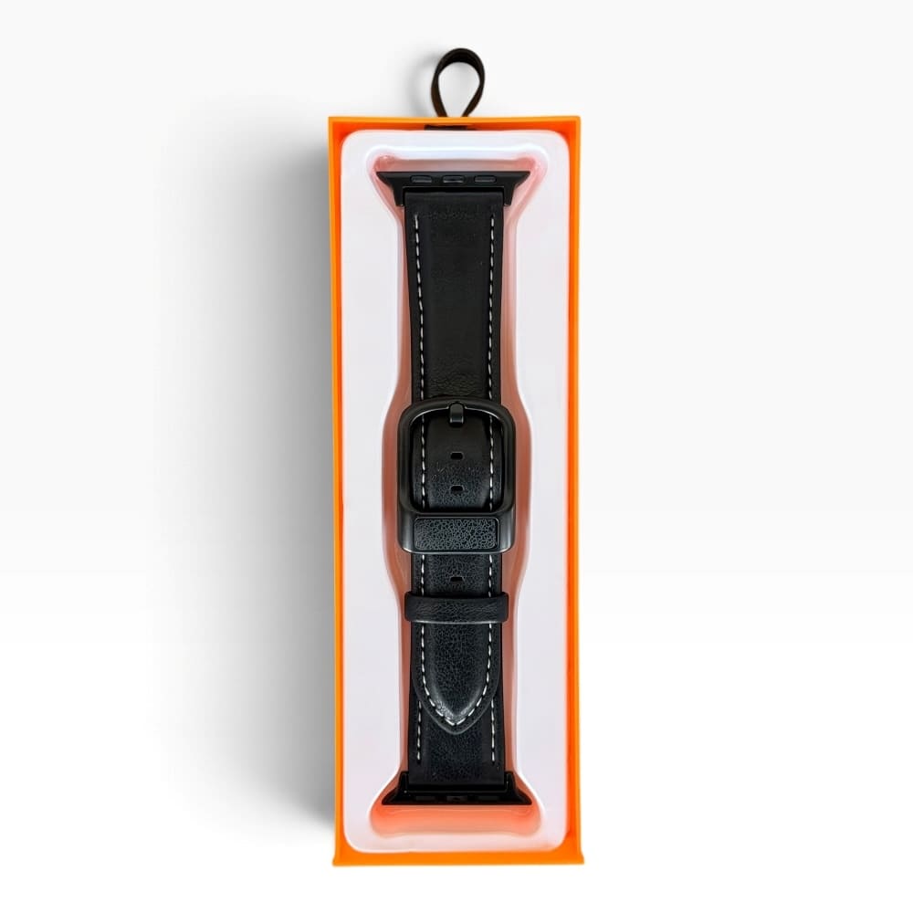 Leather Retro Business Style Watch Belt