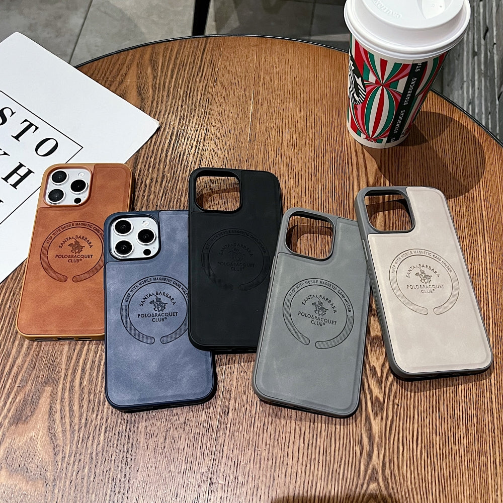 Leather Melded PC (Hard) Phone Case - iPhone 14 Plus