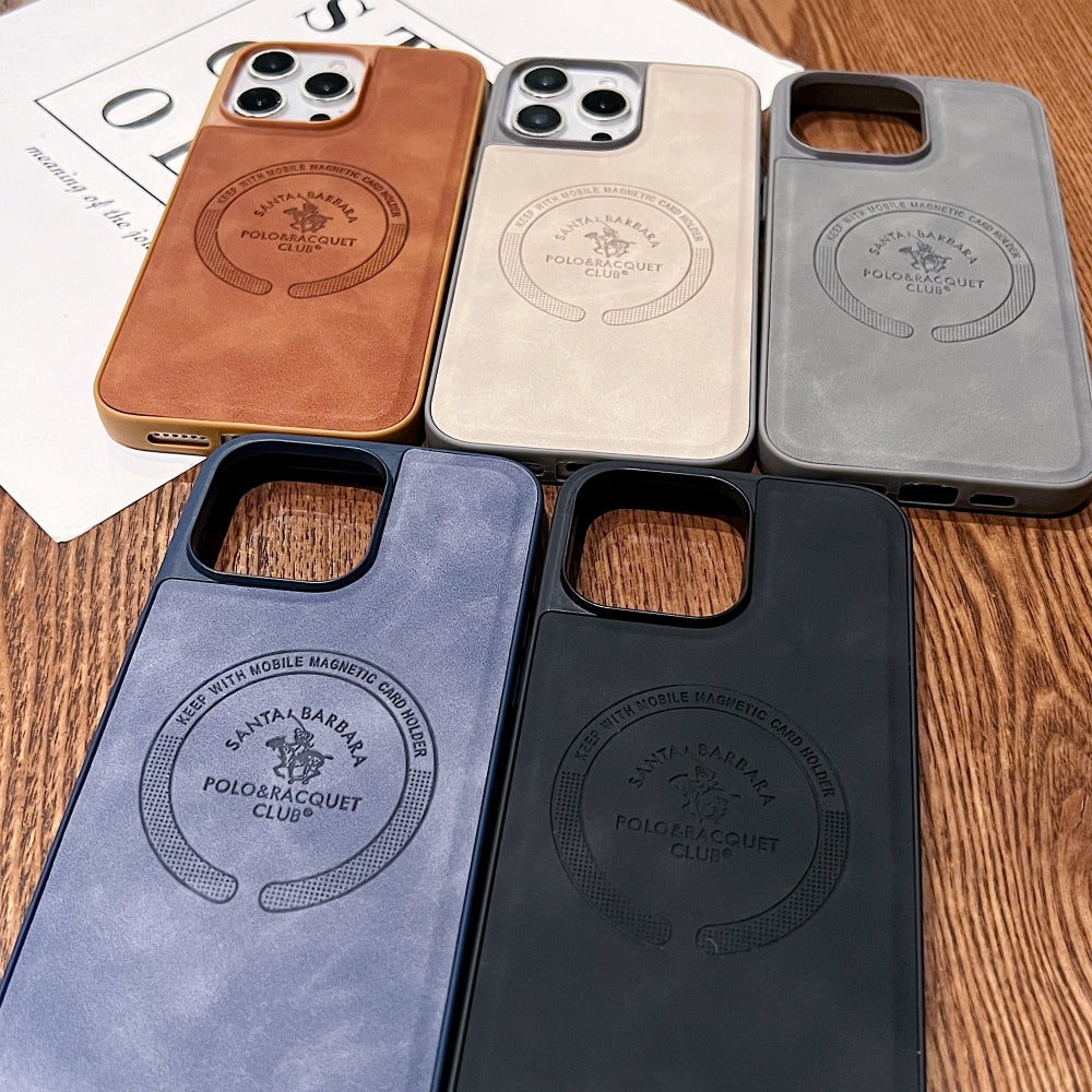 Leather Melded PC (Hard) Phone Case - iPhone 14 Plus