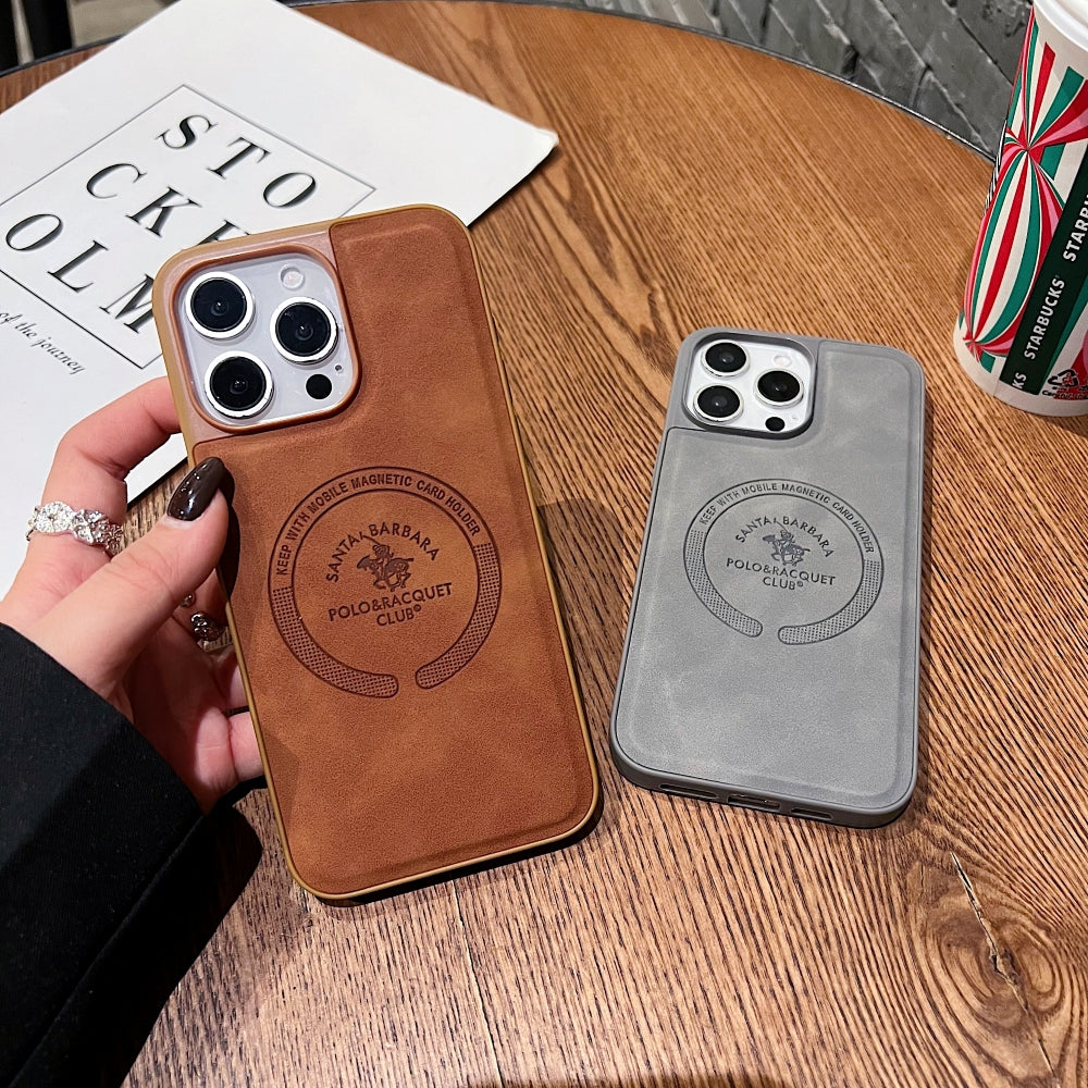 Leather Melded PC (Hard) Phone Case - iPhone 14 Plus