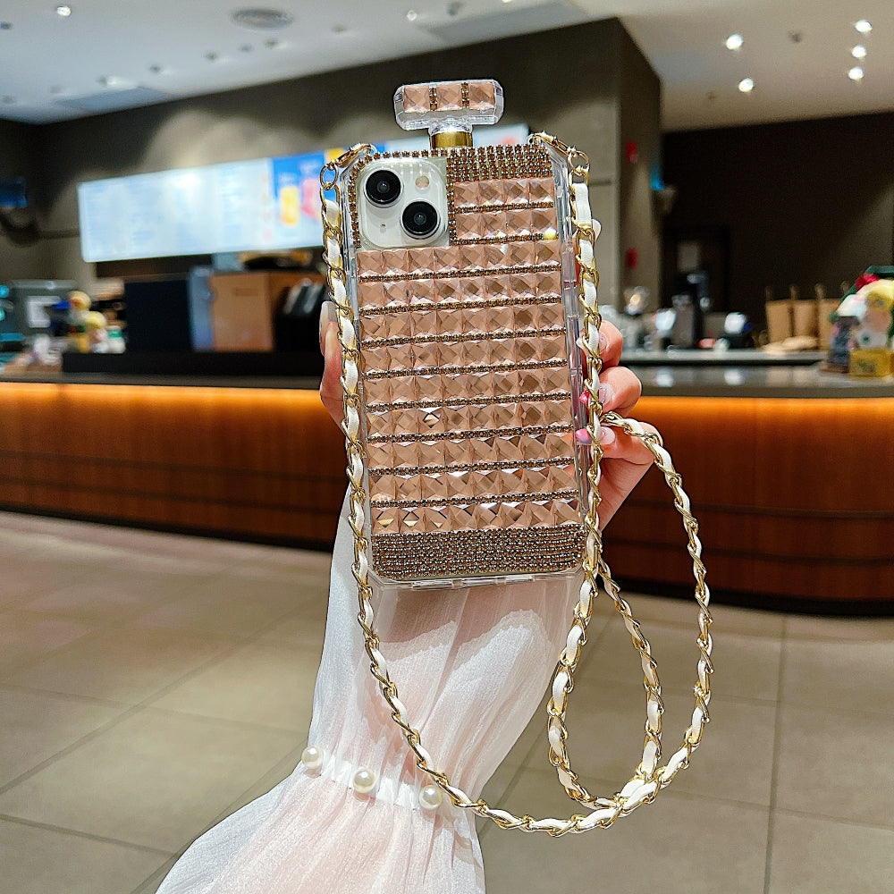 Luxury Diamond Handmade Perfume Bottle Phone Case - iPhone 13