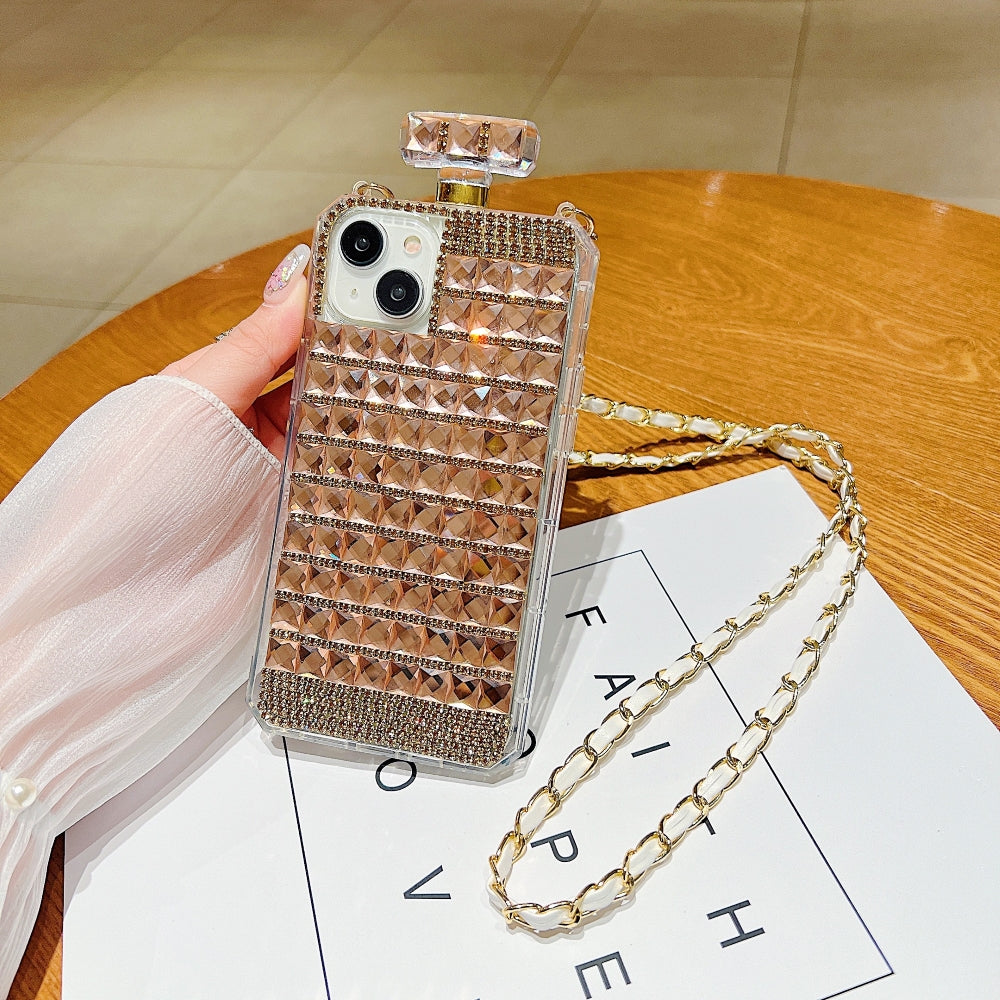 Luxury Diamond Handmade Perfume Bottle Phone Case - iPhone 13