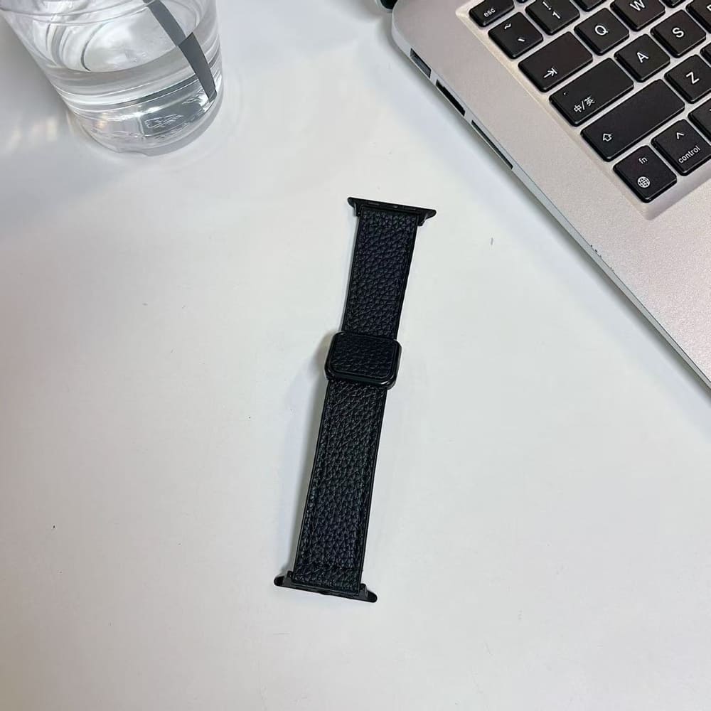 Magnetic Soft Leather Watch Belt